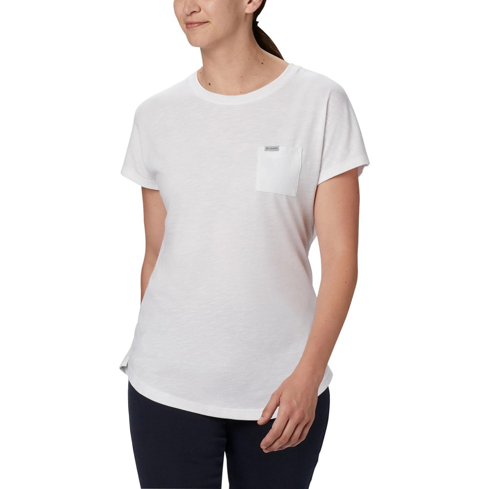 Tricou femei COLUMBIA Cades Cape Tee, marimea L, alb