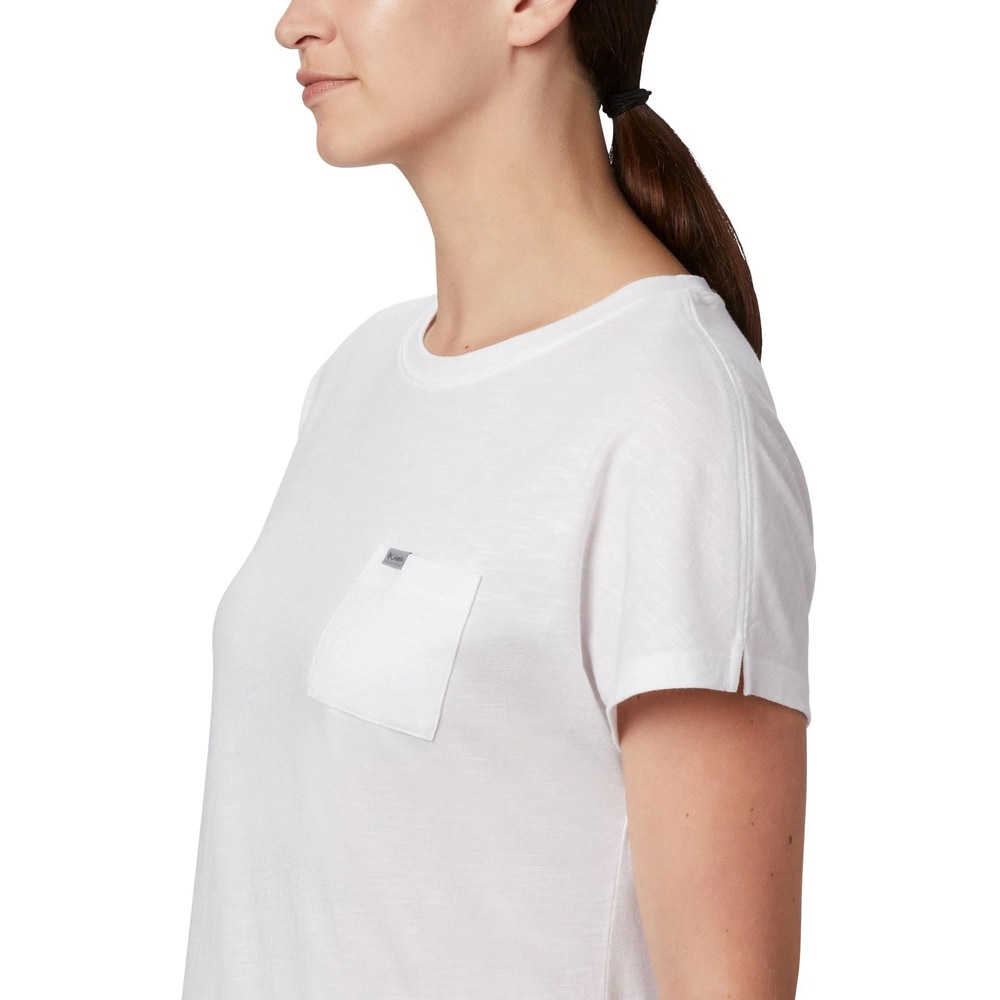 Tricou femei COLUMBIA Cades Cape Tee, marimea M, alb
