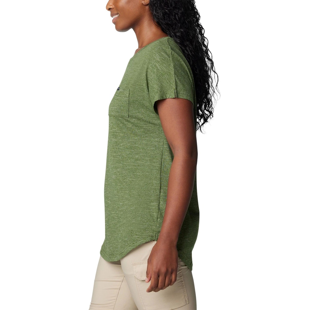 Tricou femei COLUMBIA Cades Cape Tee, marimea M, verde