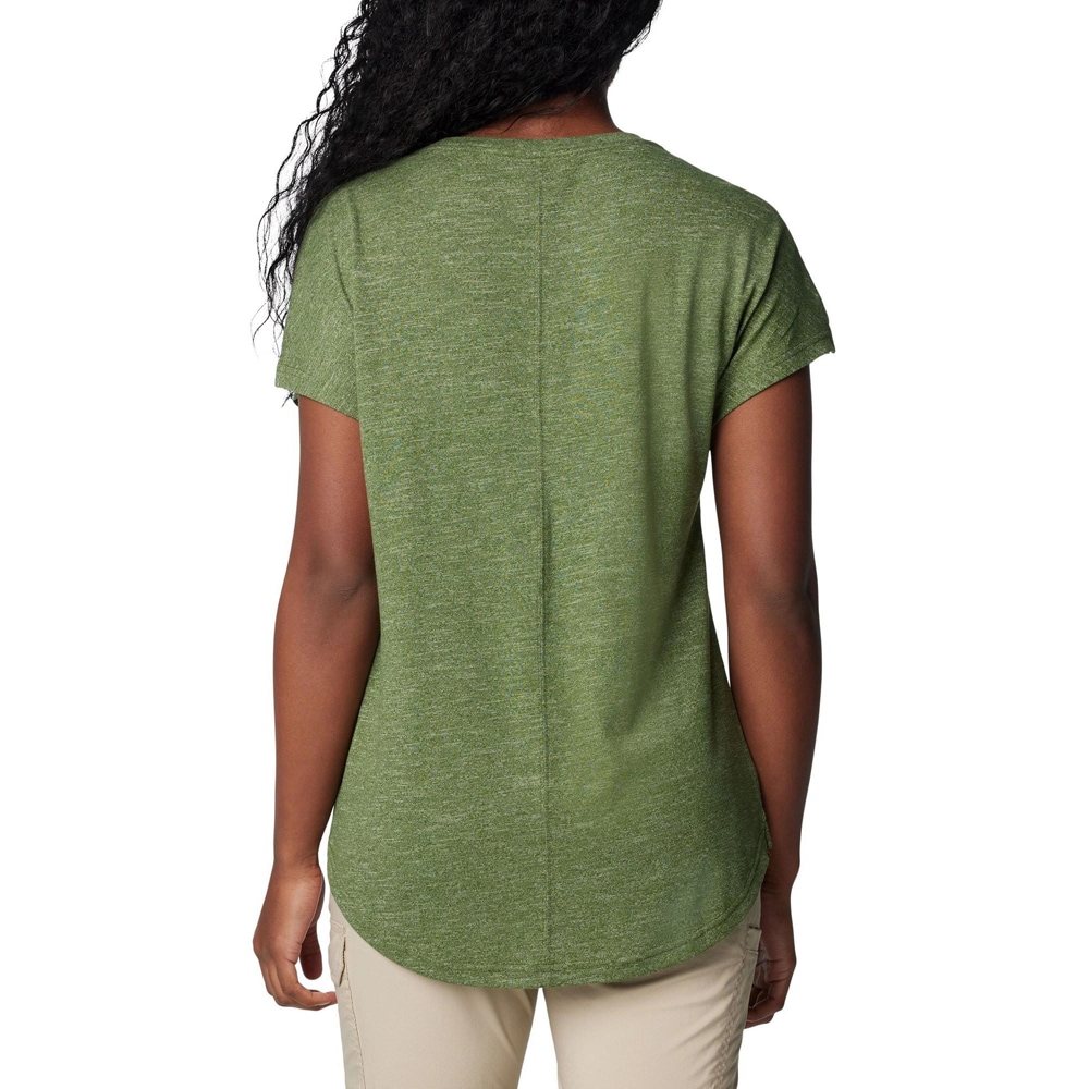 Tricou femei COLUMBIA Cades Cape Tee, marimea S, verde