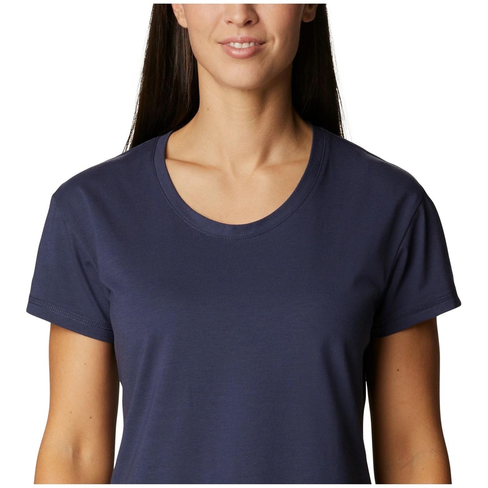 Tricou femei COLUMBIA Sun Trek Short Sleeve Tee, marimea S, albastru