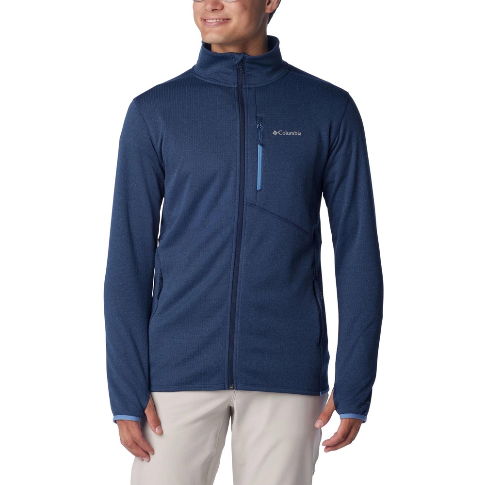 Jacheta barbati COLUMBIA Park View Fleece Full Zip, marimea L, albastru