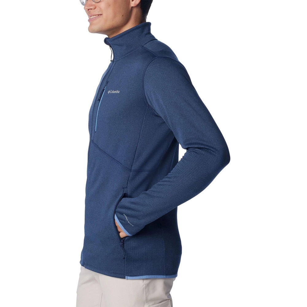 Jacheta barbati COLUMBIA Park View Fleece Full Zip, marimea L, albastru