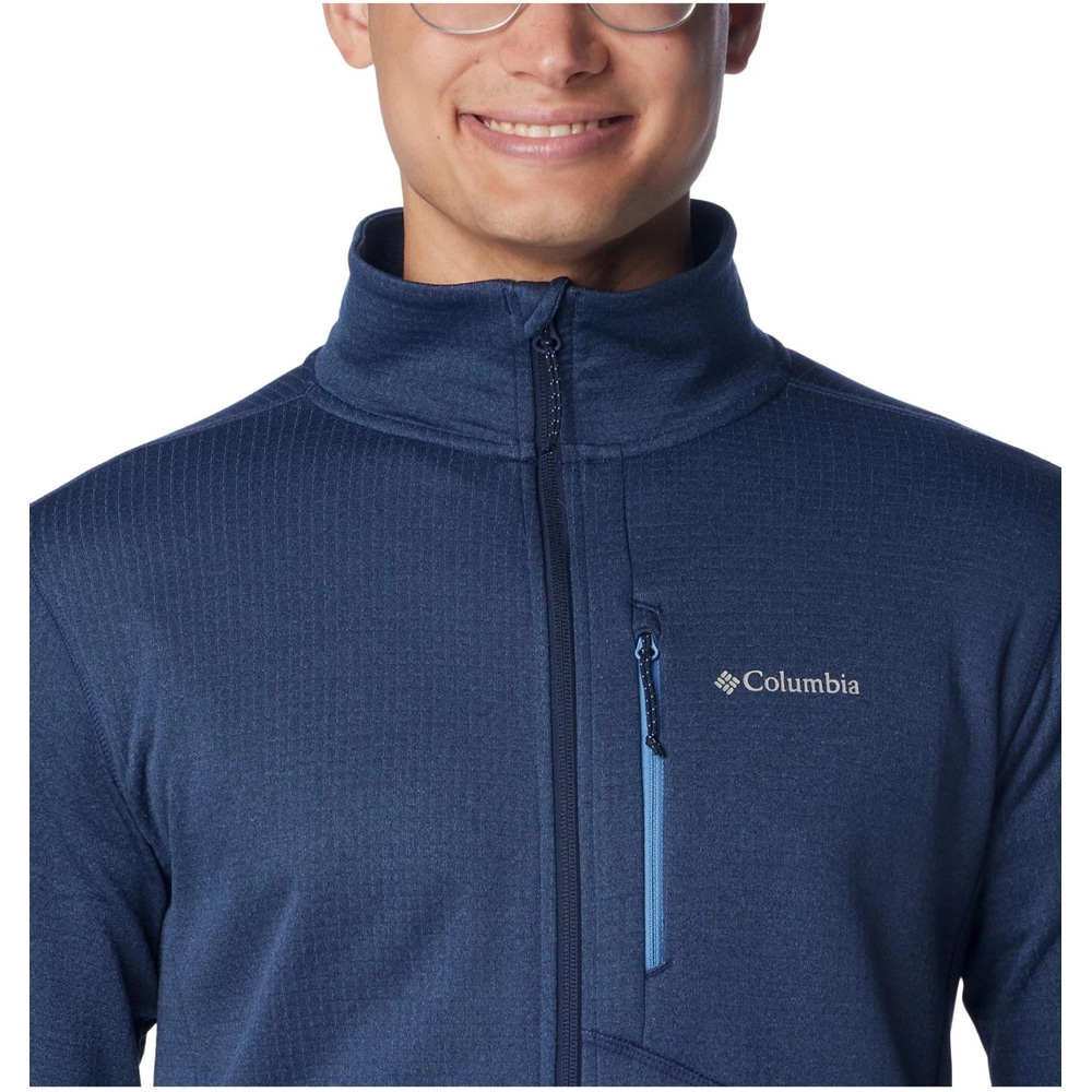 Jacheta barbati COLUMBIA Park View Fleece Full Zip, marimea L, albastru