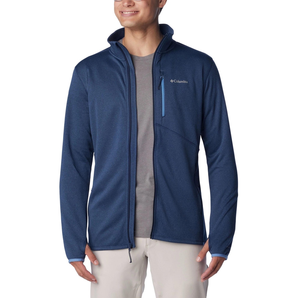 Jacheta barbati COLUMBIA Park View Fleece Full Zip, marimea S, albastru