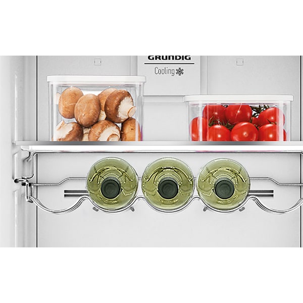 Combina frigorifica GRUNDIG GKN 16220 X, Duo-Cooling No Frost, 354 l, H 201 cm, Clasa A++, inox