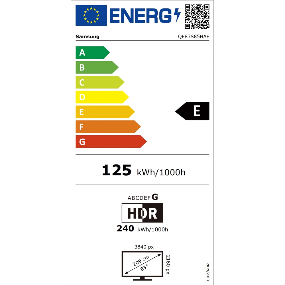 Televizor OLED Smart SAMSUNG 83S85H, Ultra HD 4K, 209cm