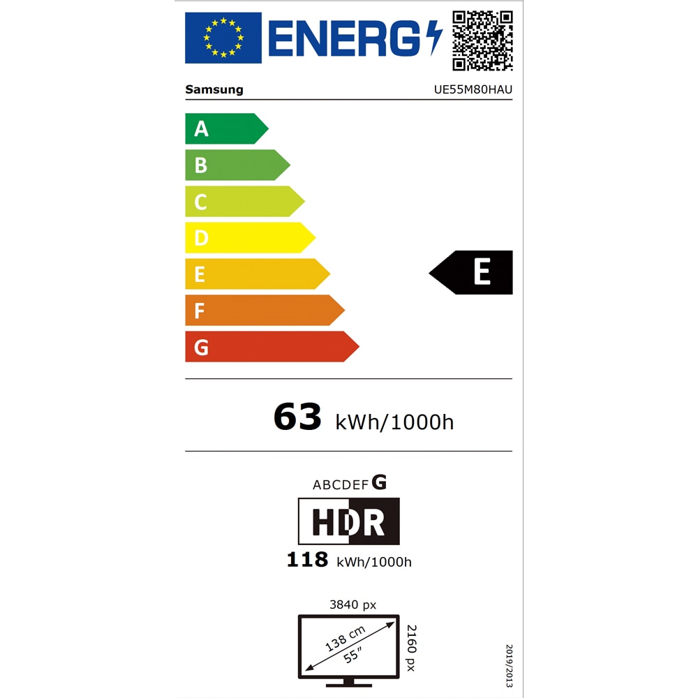 Televizor MiniLED Smart SAMSUNG 55M80H, Ultra HD 4K, 138cm