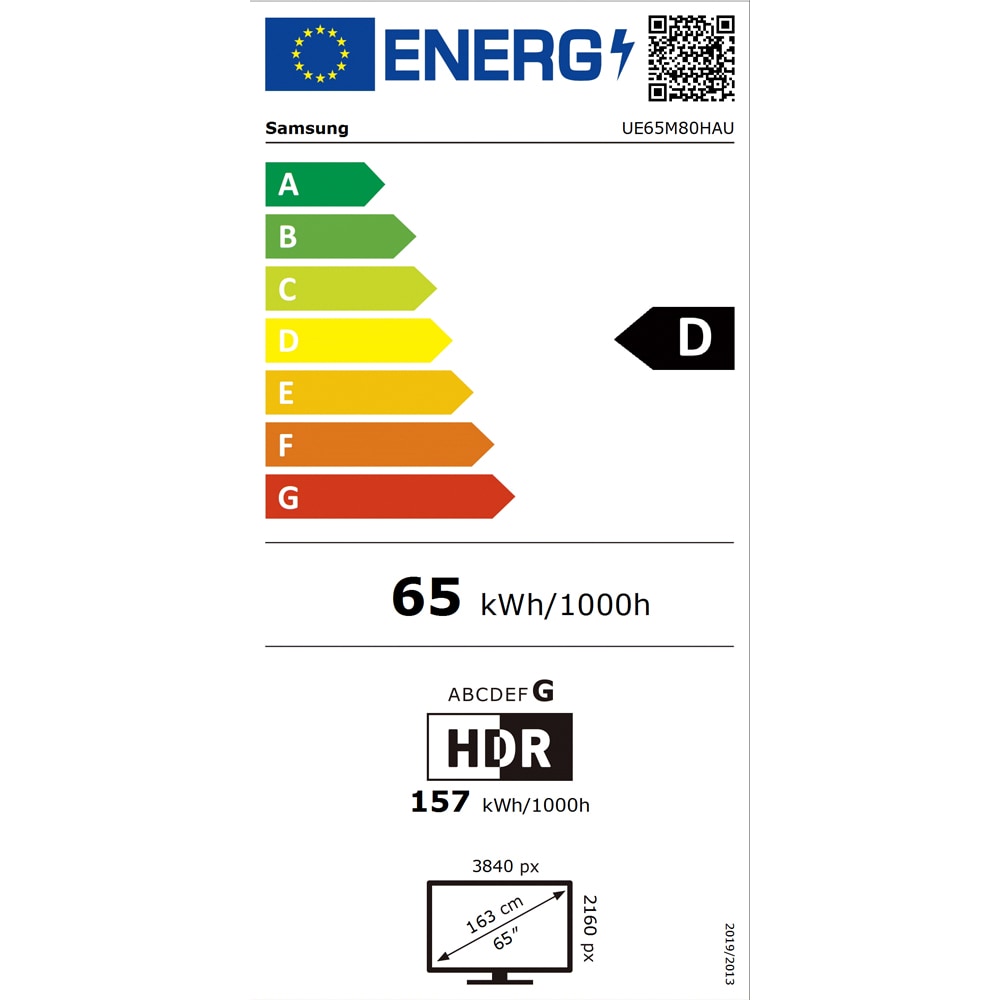 Televizor MiniLED Smart SAMSUNG 65M80H, Ultra HD 4K, 163cm