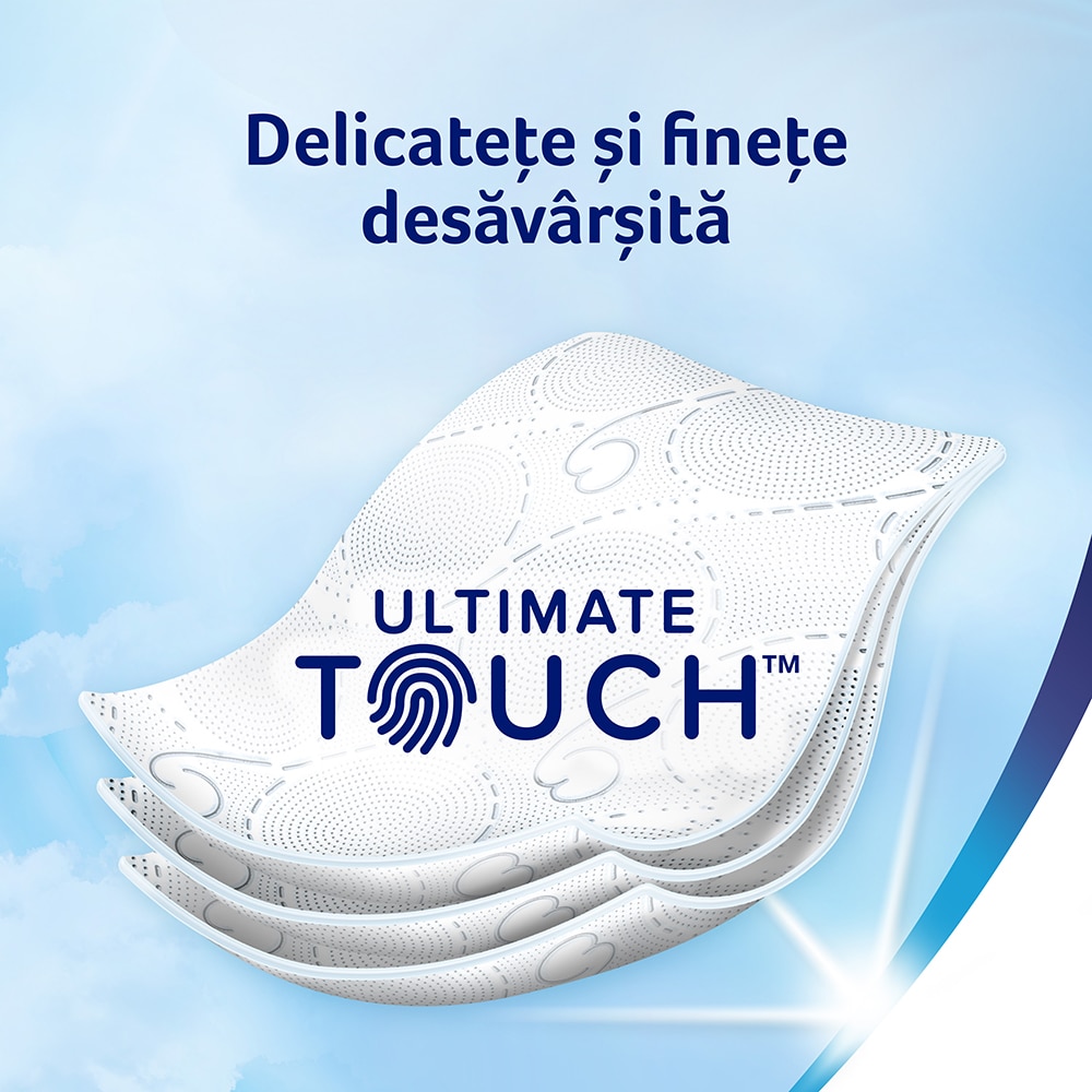 Hartie igienica ZEWA Deluxe Delicate Care, 3 straturi, 12 role