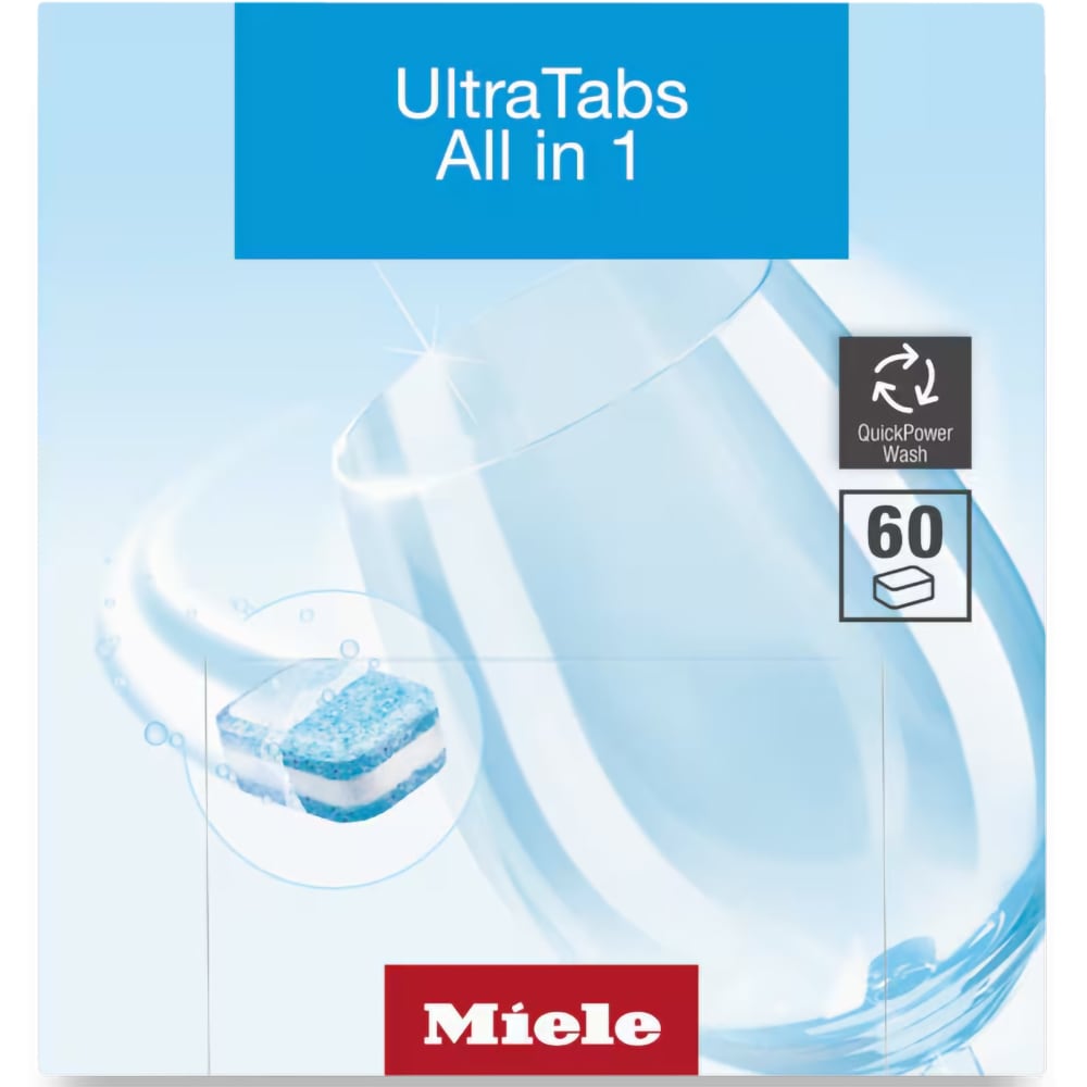 Detergent pentru masina de spalat vase MIELE UltraTabs All in One, 60 tablete