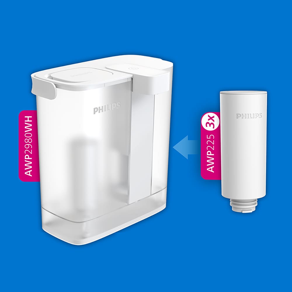 Filtru instant PHILIPS Micro X-Clean 218590, 3 buc, alb 