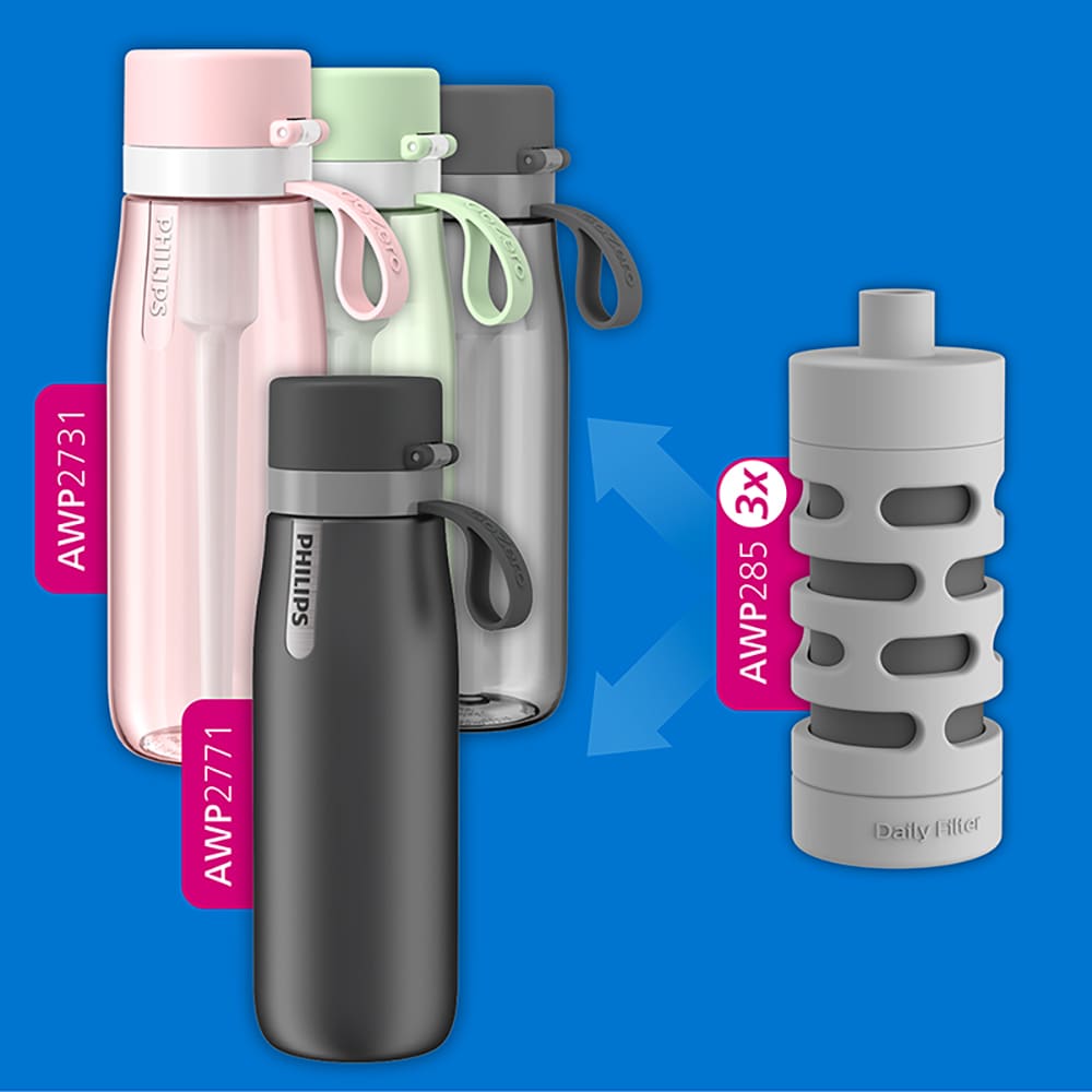 Set filtre PHILIPS 218601, 3 buc, alb 