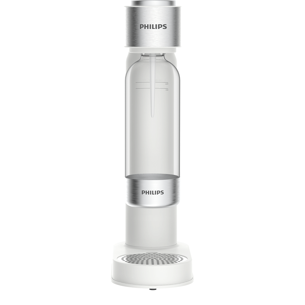 Aparat bauturi carbogazoase PHILIPS Viva 218617, alb-argintiu