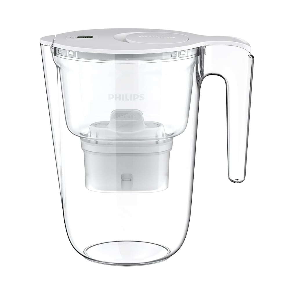 Cana filtranta PHILIPS + 3 filtre 225161, 2.6l, alb-transparent