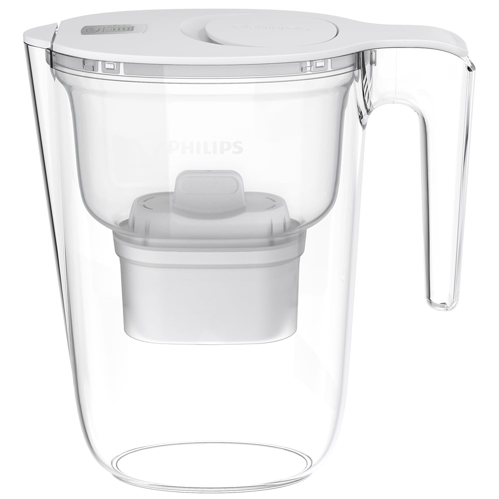 Cana filtranta PHILIPS + 3 filtre 225161, 2.6l, alb-transparent