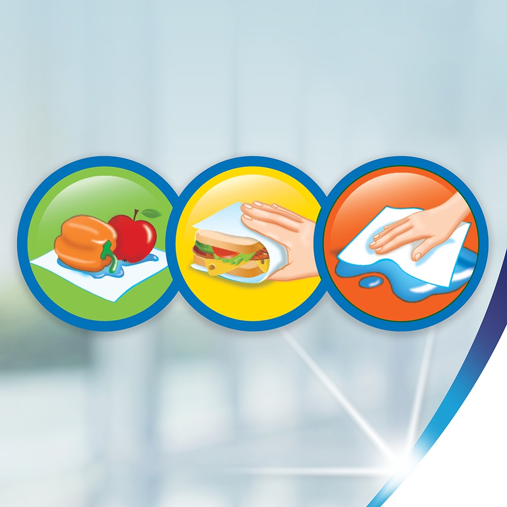 Prosoape de hartie ZEWA Jumbo Decor, 2 straturi, 2 role, 650 foi