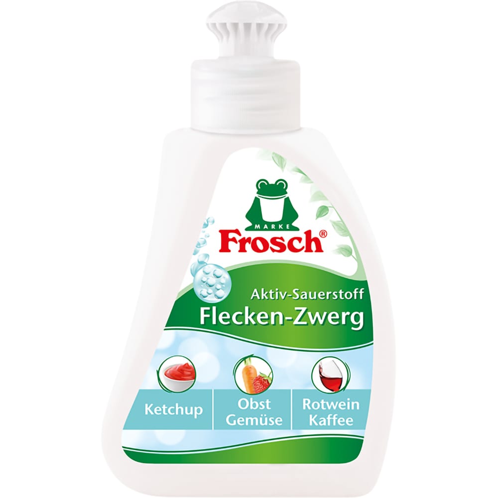 Solutie pentru indepartarea petelor FROSCH, Oxigen activ, 75ml