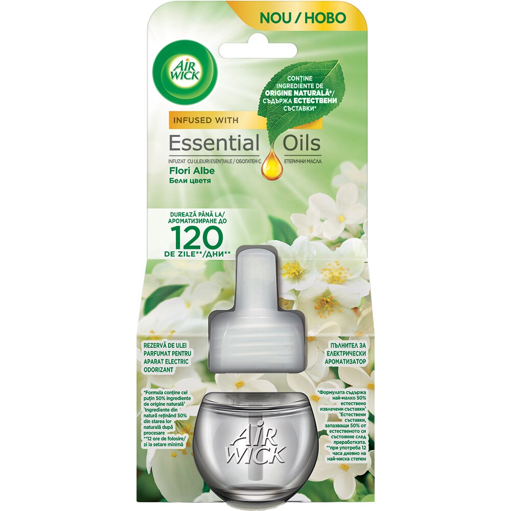 Rezerva odorizant de camera electric AIR WICK, Frezie si Iasomie, 19 ml