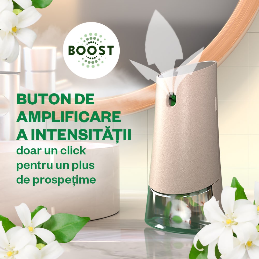 Rezerva odorizant de camera fara aerosoli AIR WICK, Buchet de Iasomie, 228 ml