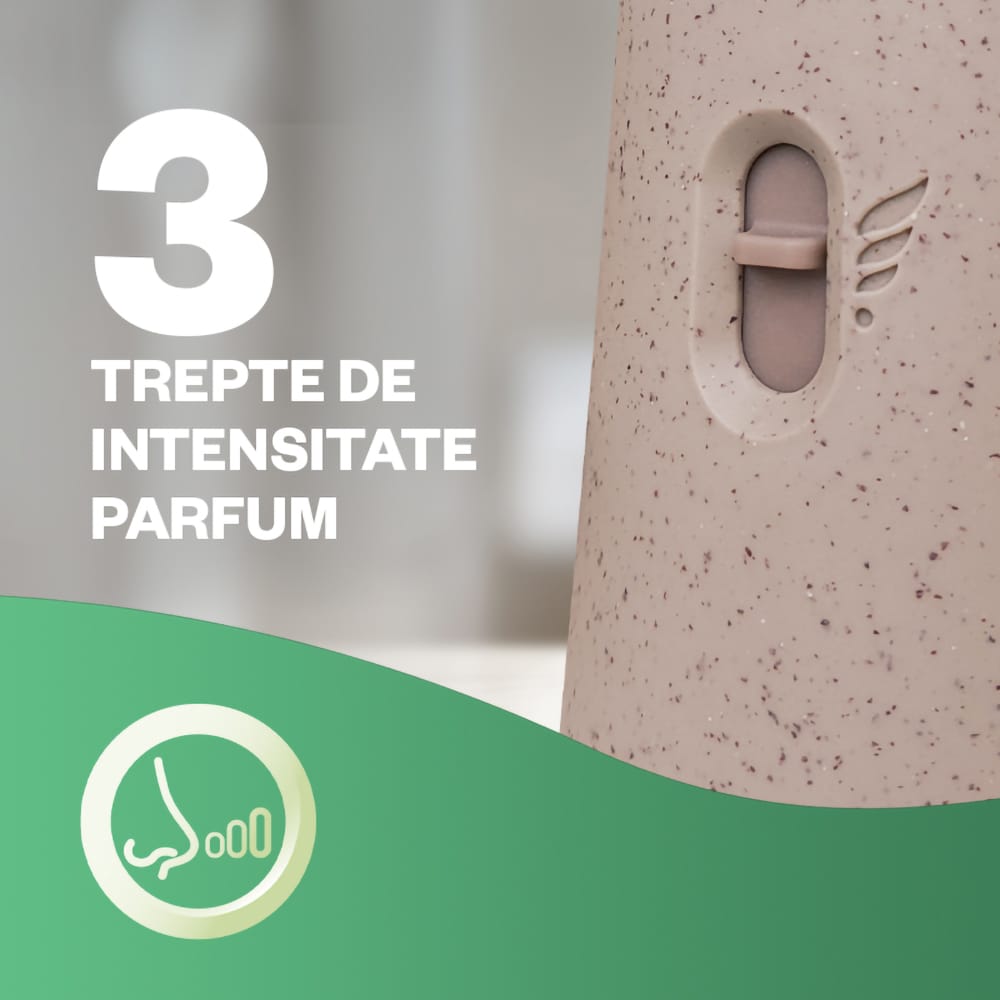 Odorizant de camera automat fara aerosoli AIR WICK, Bumbac proaspat, 228 ml
