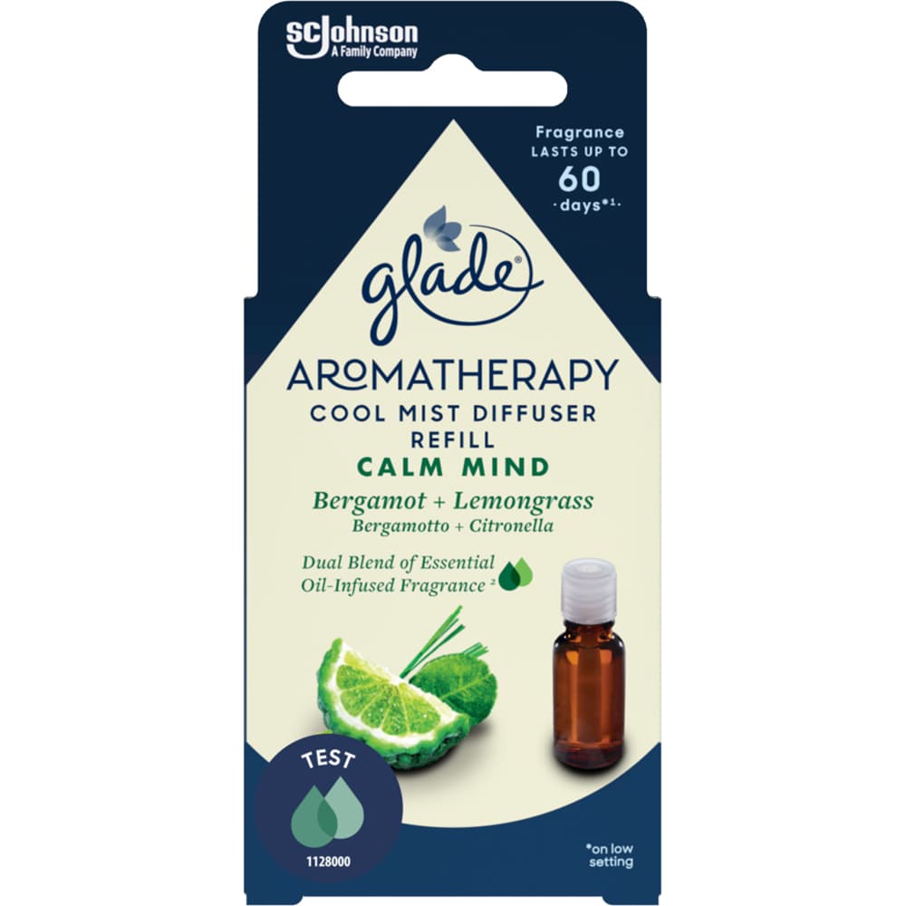 Rezerva difuzor uleiuri esentiale GLADE Aromatherapy Calm Mind, 17.4ml
