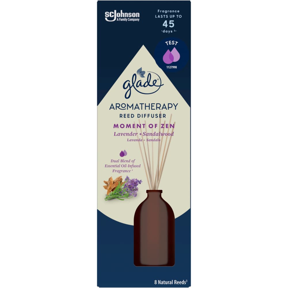 Odorizant cu betisoare GLADE Aromatherapy Moment of Zen, 80ml