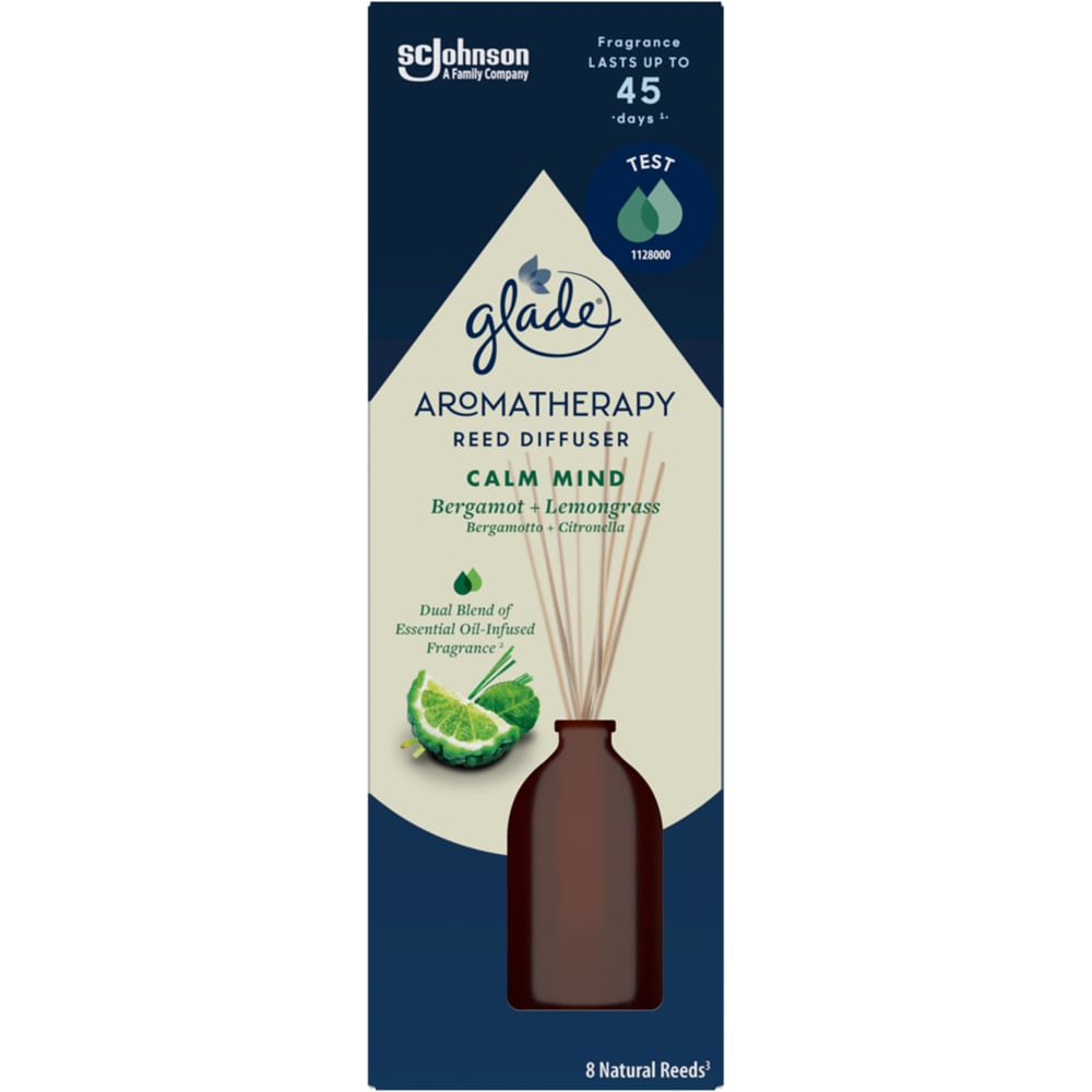Odorizant cu betisoare GLADE Aromatherapy Calm Mind, 80ml