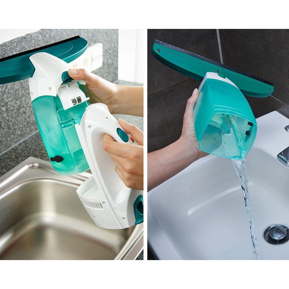 Aspirator geam LEIFHEIT Dry&Clean 51000, 5V, autonomie 35 minute, alb-verde