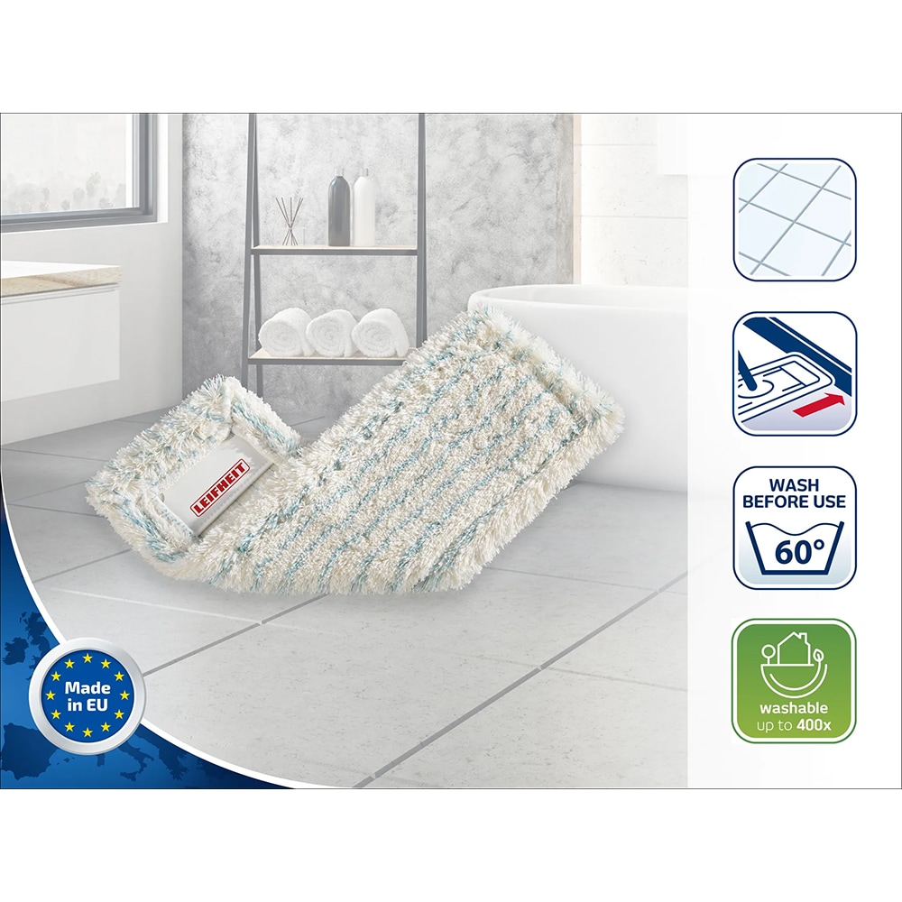 Rezerva mop plat LEIFHEIT Profi Strong, 42 cm, alb