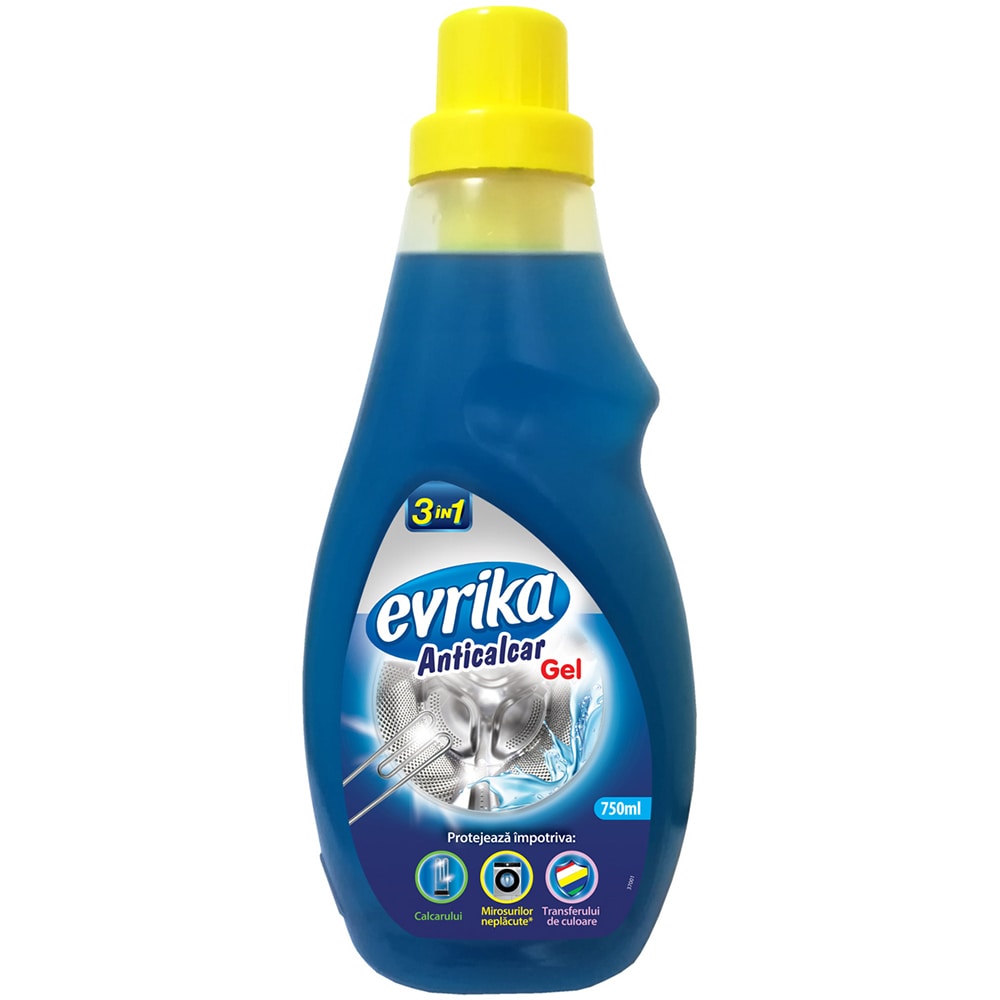 Gel anticalcar EVRIKA Blue, 750 ml