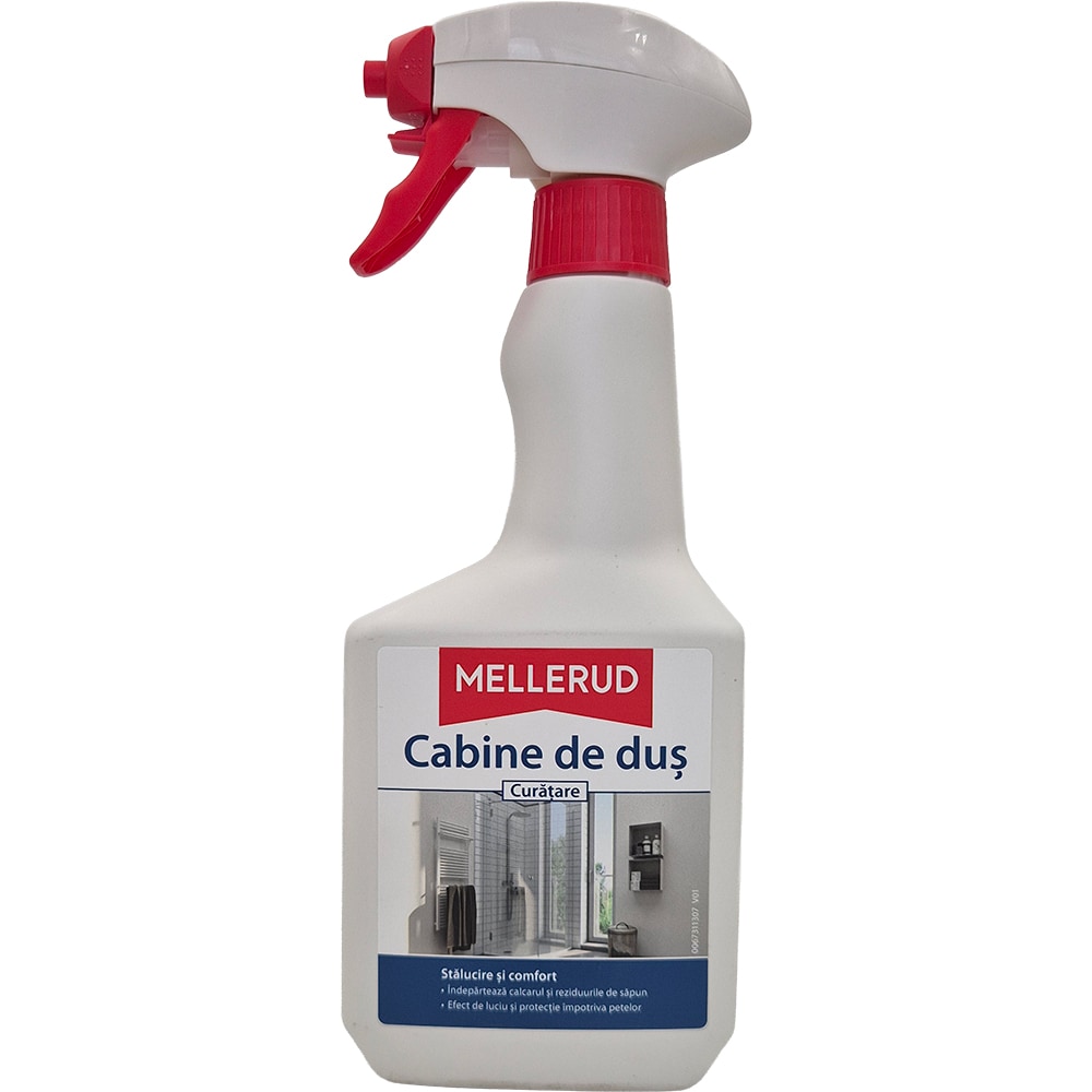 Solutie de curatare MELLERUD 760005, Cabine de dus, 500 ml