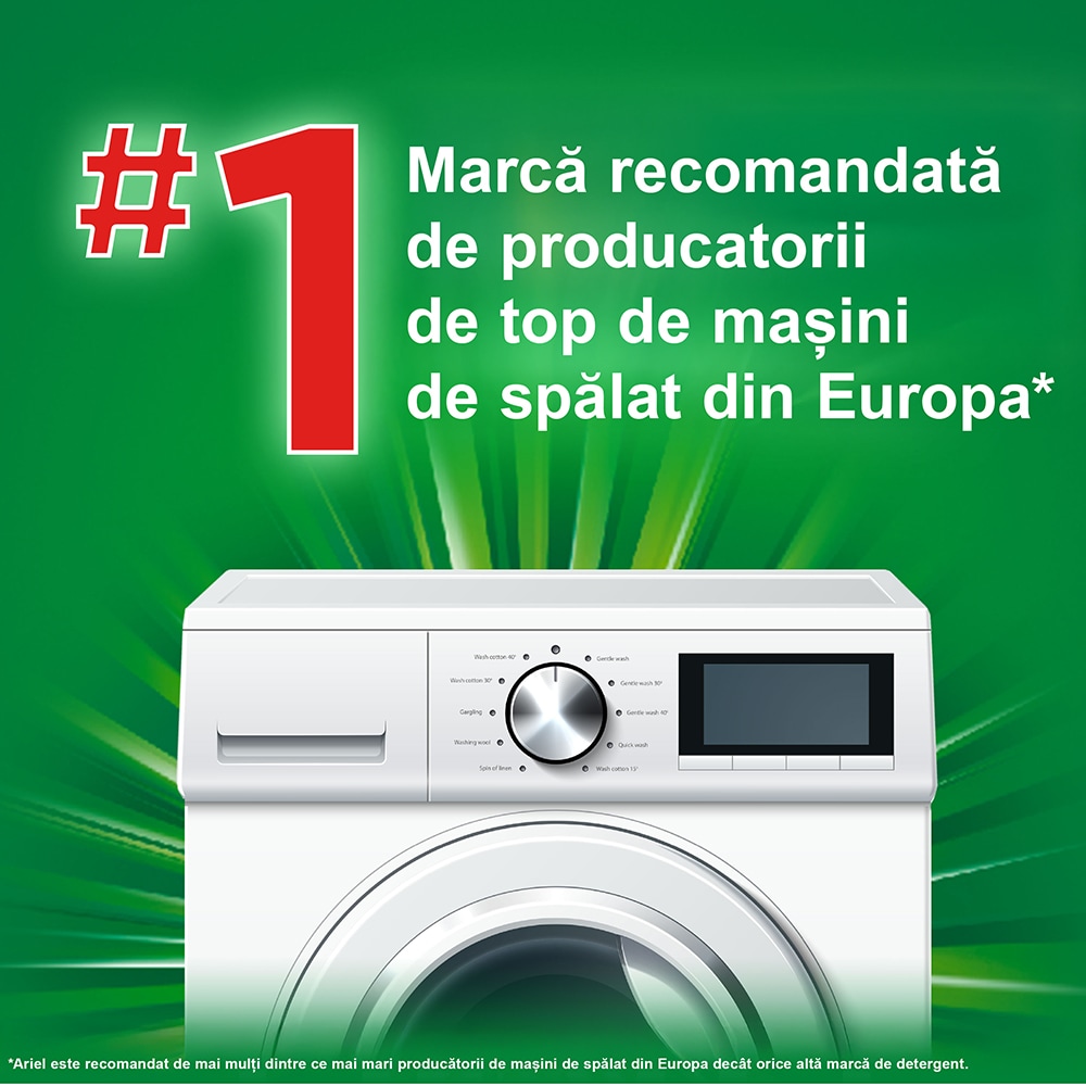 Detergent lichid ARIEL Extra Color & Fiber Protection, 1.575 l, 35 spalari