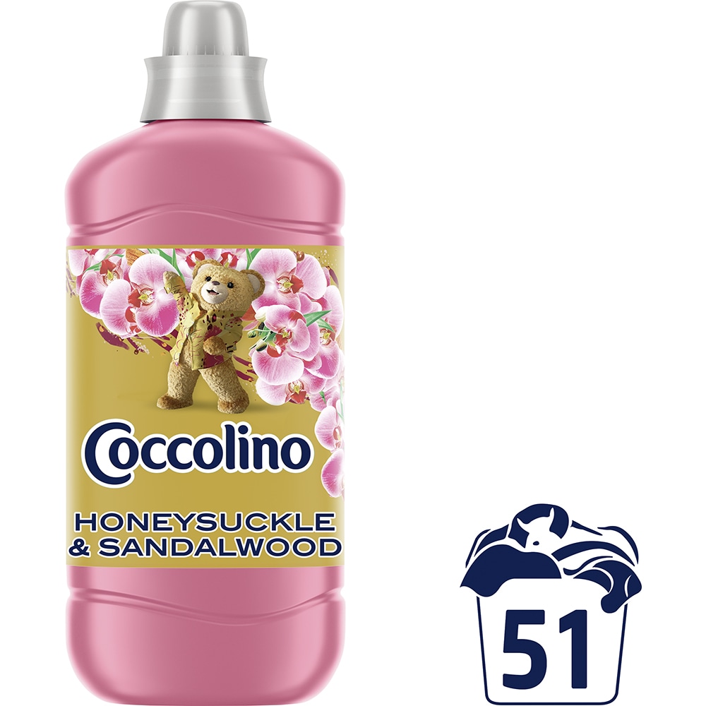 Balsam de rufe COCCOLINO Honeysuckle & Sandalwood, 1275 ml, 51 spalari