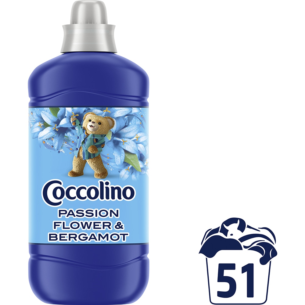 Balsam de rufe COCCOLINO Passion Flower & Bergamot, 1275 ml, 51 spalari