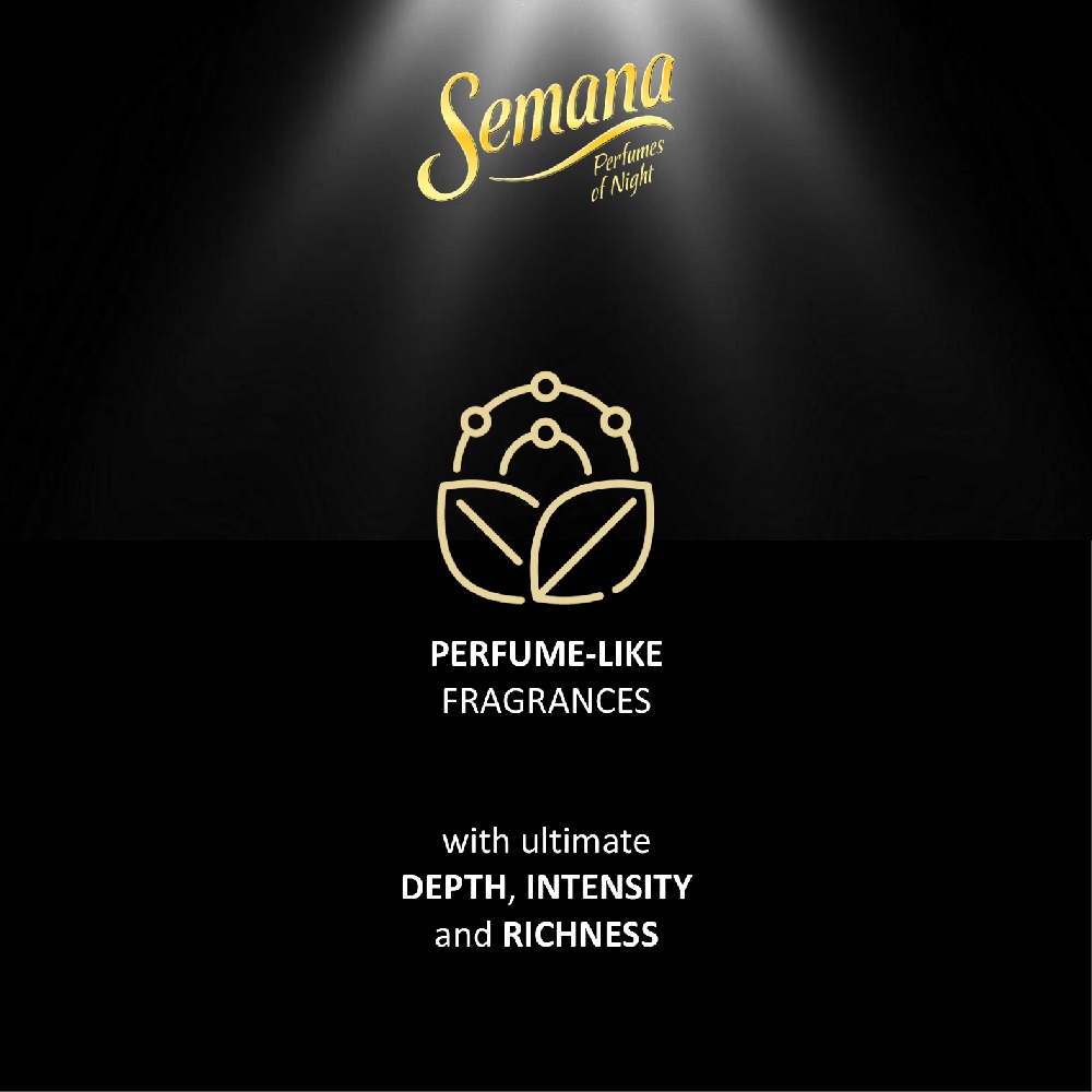 Balsam de rufe superconcentrat SEMANA Perfumes of Night Gold Fever, 1.65 l, 75 spalari