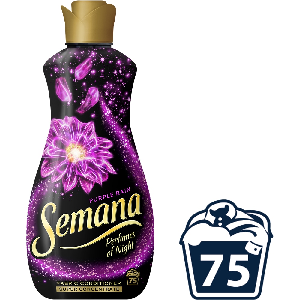 Balsam de rufe superconcentrat SEMANA Perfumes of Night Purple Rain, 1.65 l, 75 spalari