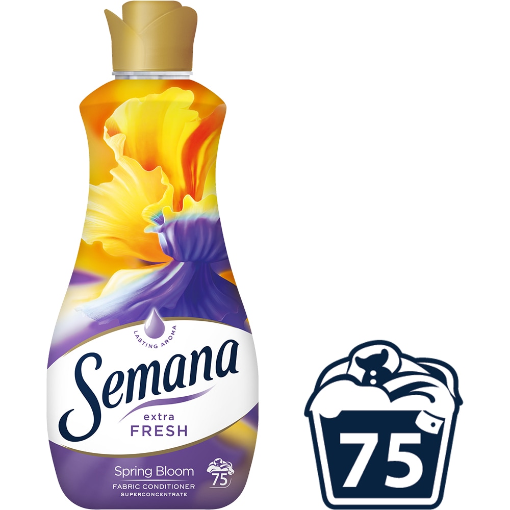 Balsam de rufe SEMANA Extra Fresh Spring Bloom, 1.5 l, 75 spalari