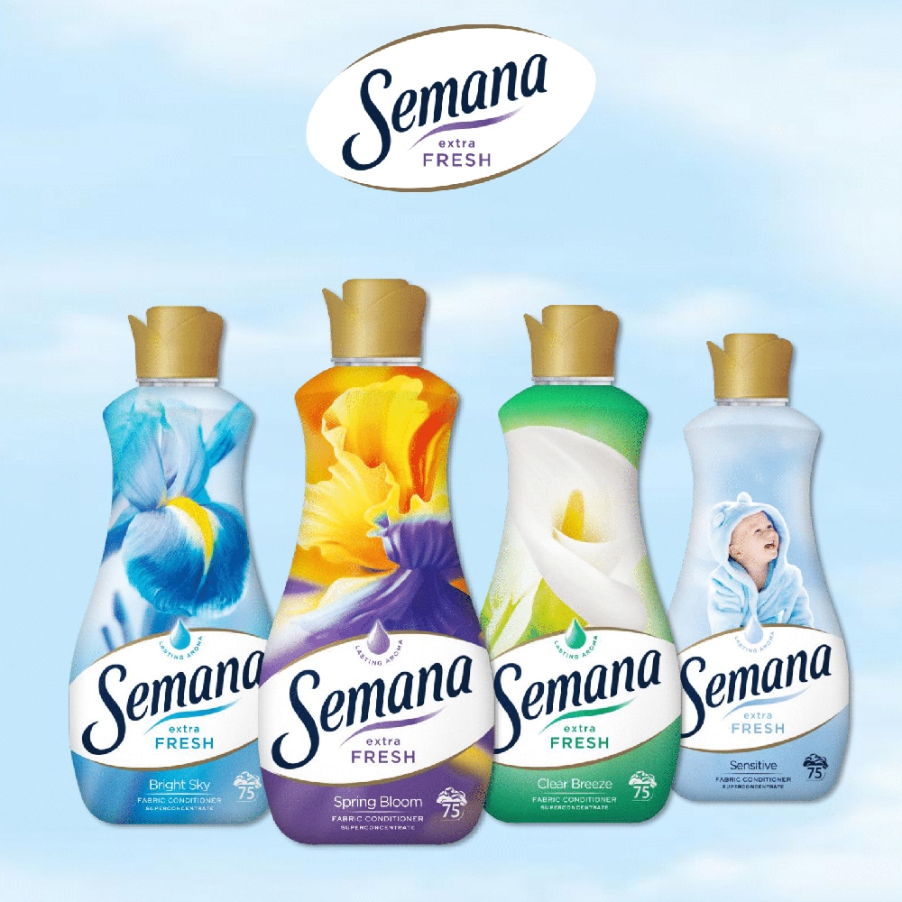 Balsam de rufe SEMANA Extra Fresh Spring Bloom, 1.5 l, 75 spalari