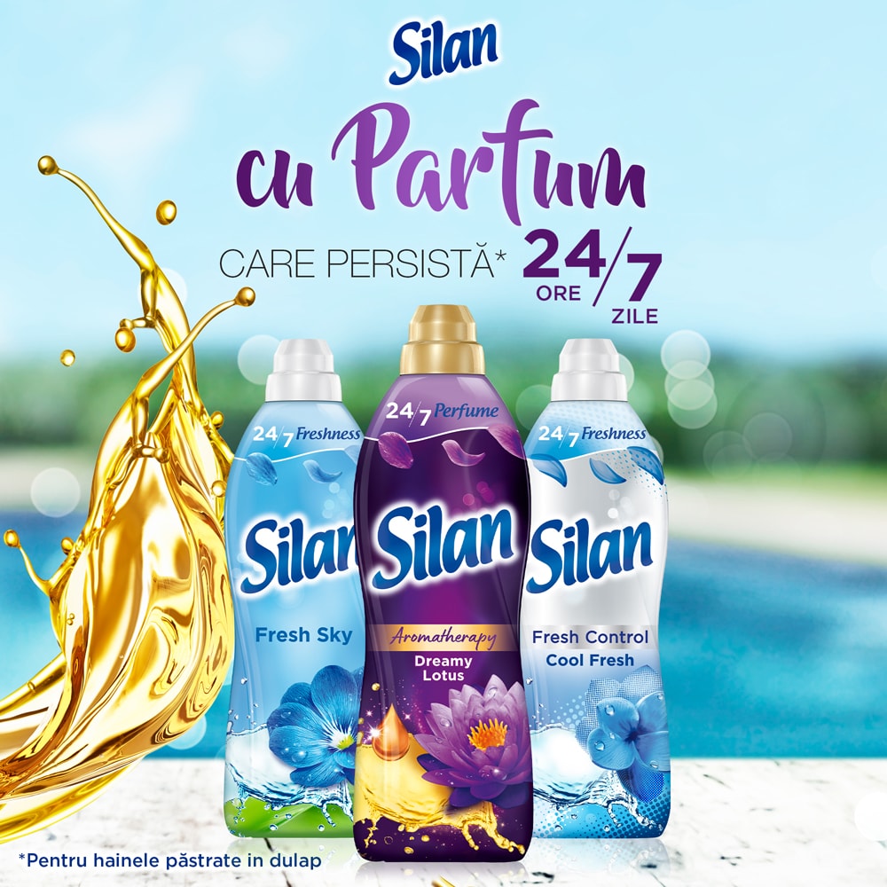 Balsam de rufe SILAN Aroma Therapy Dreamy Lotus, 1.1 l, 50 spalari