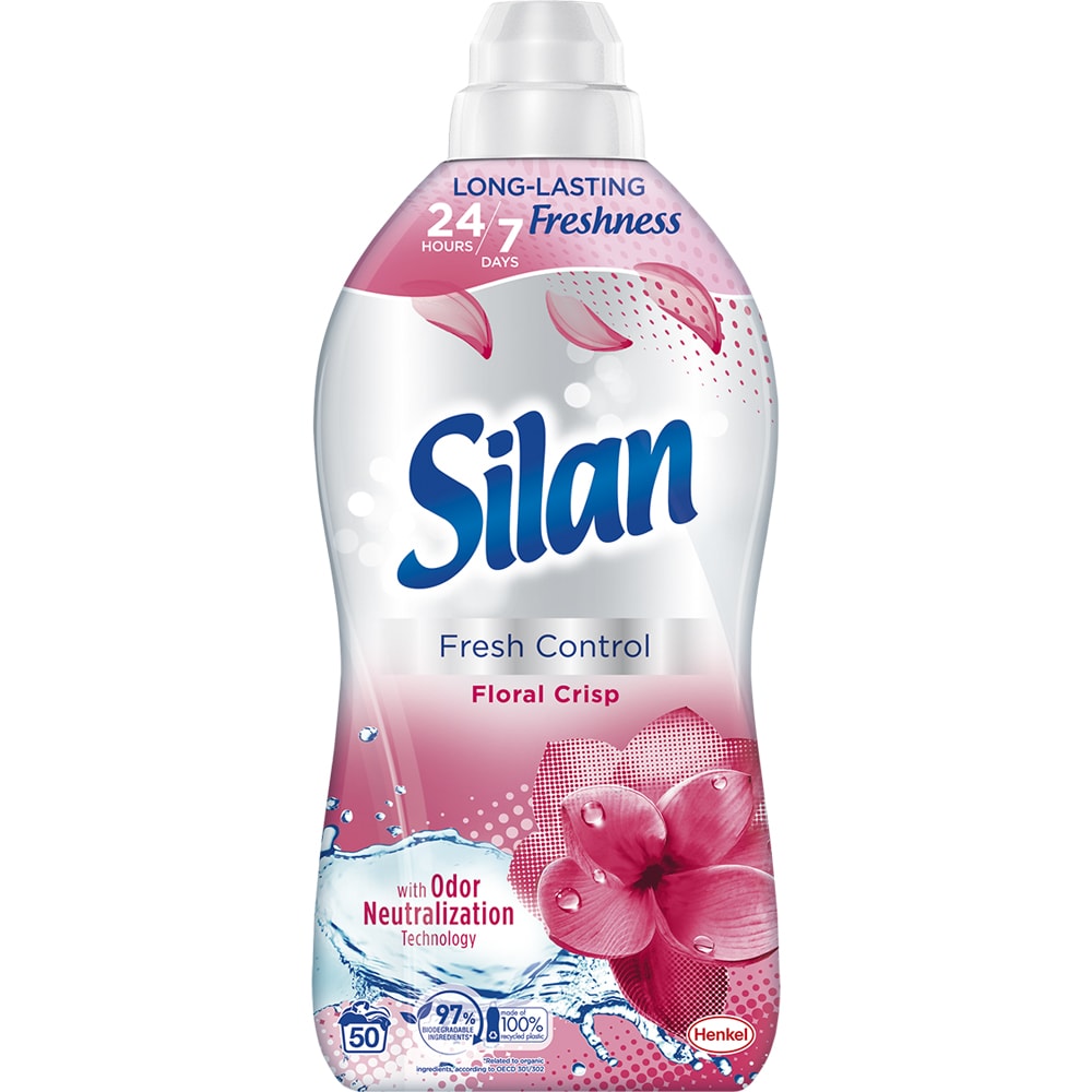 Balsam de rufe SILAN Fresh Control Floral Crisp, 1.1 l, 50 spalari