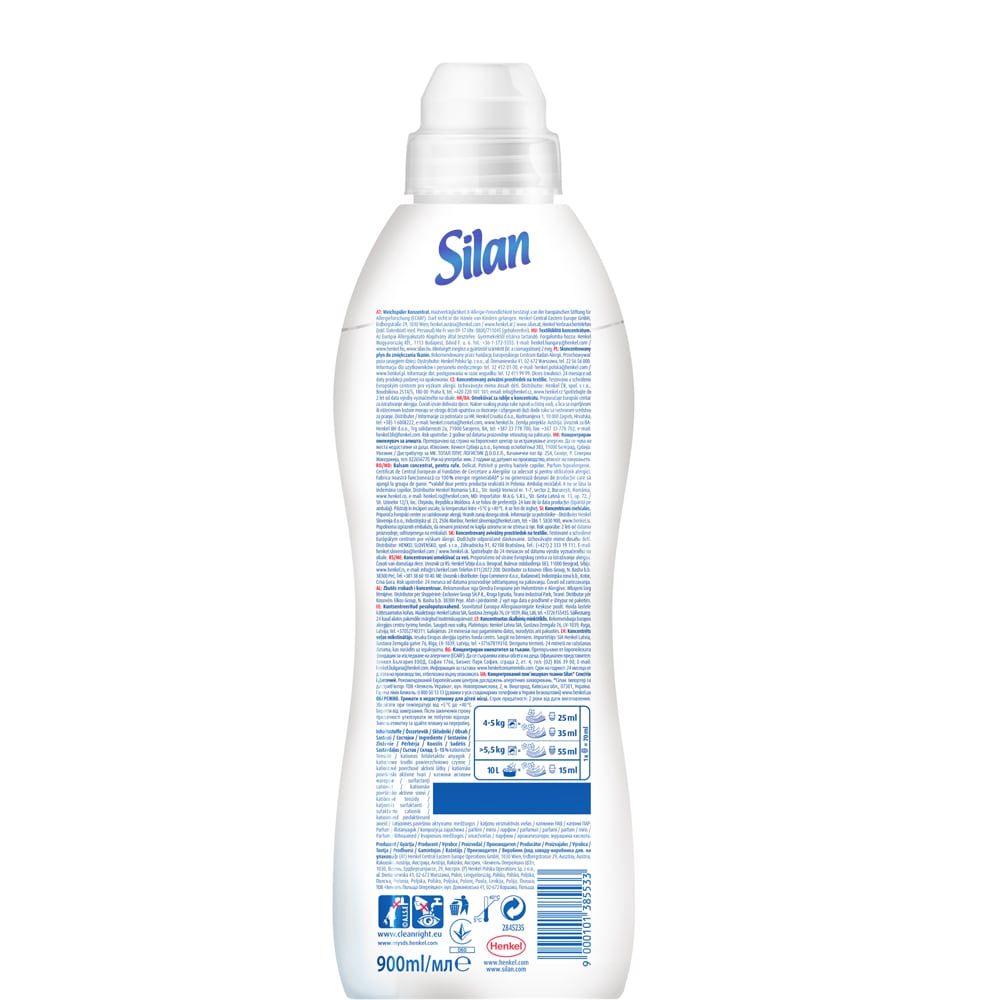 Balsam de rufe SILAN Sensitive & Baby, 2860 ml, 130 spalari