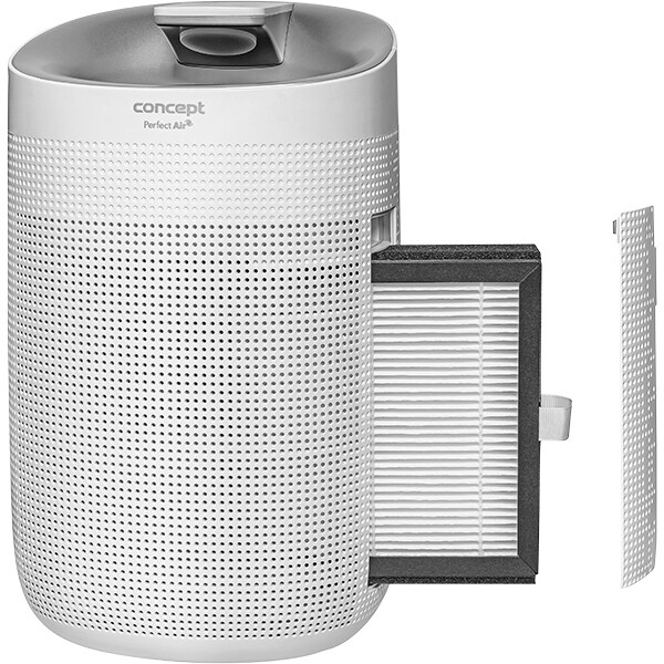 Dezumidificator si purificator de aer CONCEPT OV1200, 0.75l/zi, 45W, Hepa, alb
