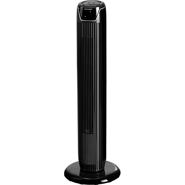 Ventilator turn CONCEPT VS5110, 3 trepte de viteza, 45W, Afisaj digital, negru