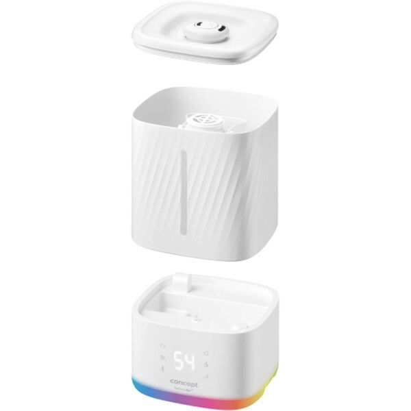 Umidificator de aer CONCEPT ZV2010, 4.5l, Timer, alb