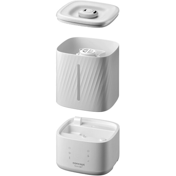 Umidificator de aer CONCEPT ZV2010, 4.5l, Timer, alb