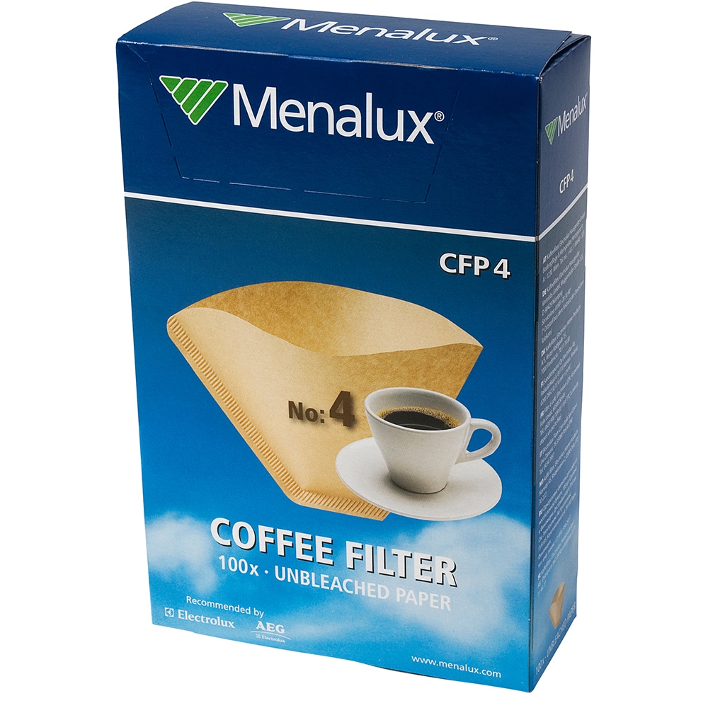Filtru universal pentru cafetiere MENALUX CFP4 marimea 4, 100buc