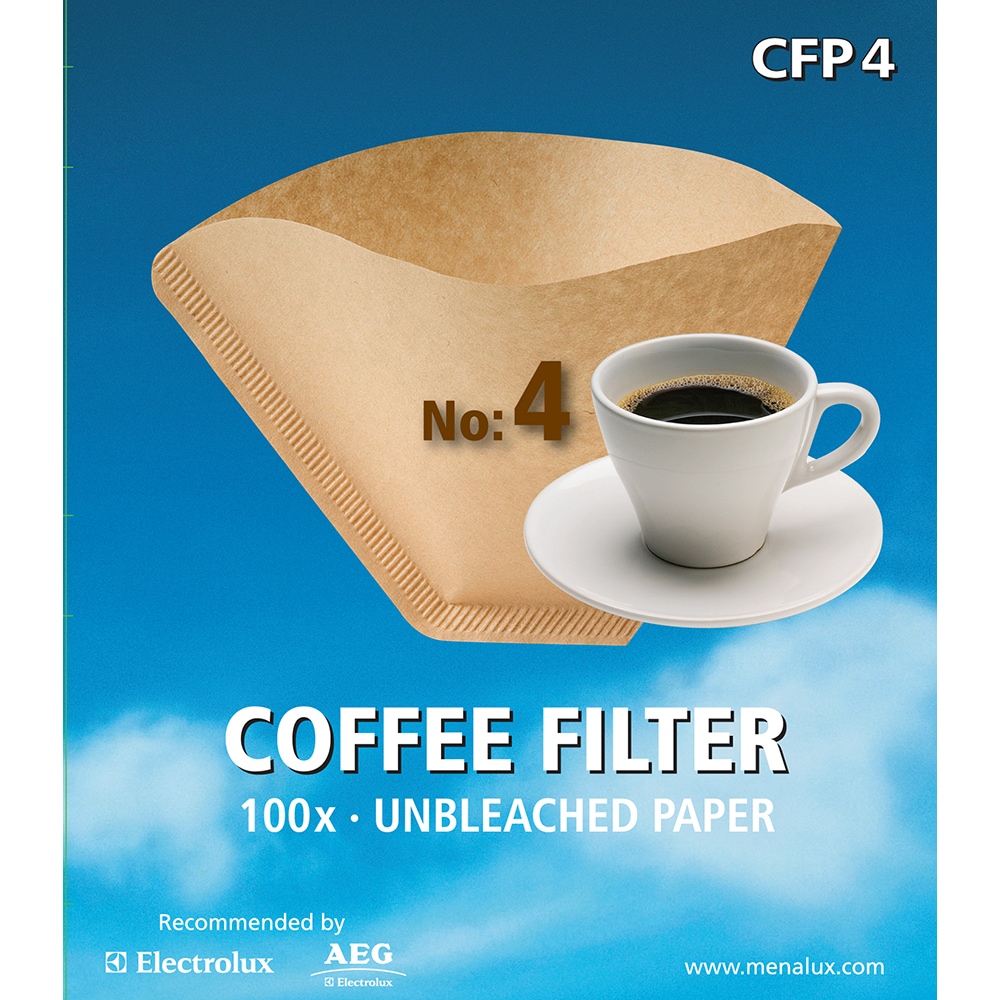Filtru universal pentru cafetiere MENALUX CFP4 marimea 4, 100buc