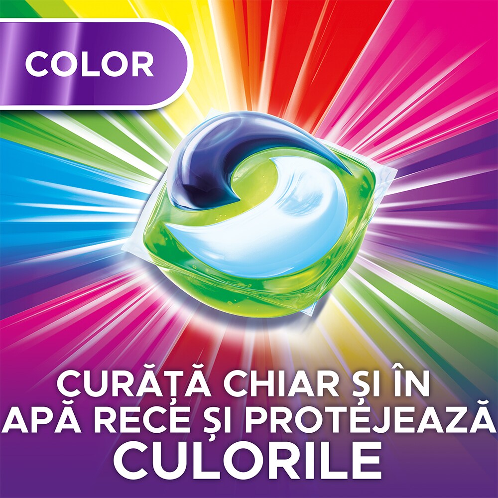 Detergent capsule ARIEL All in One Pods Color, 108 spalari