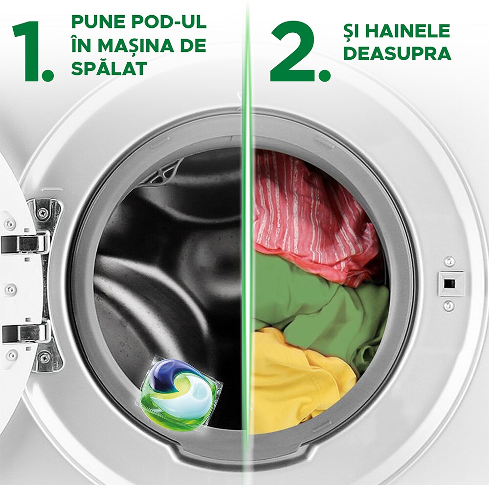 Detergent capsule ARIEL All in One Pods Color, 108 spalari